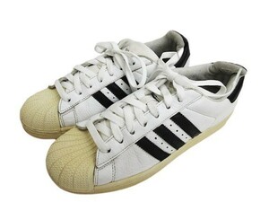 【送料無料】アディダス adidas 288312 ローカット スニーカー シューズ 三本線 白 黒 23.5cm US6 ■管理番号L24035YER-200806-27-50