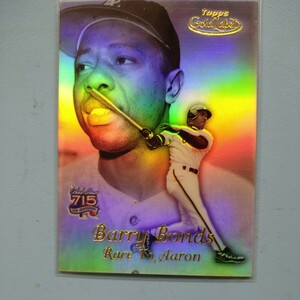 1999 TOPPS GOLD LABEL BARRY BONDS バリー・ボンズ Race To Aaron SFジャイアンツ