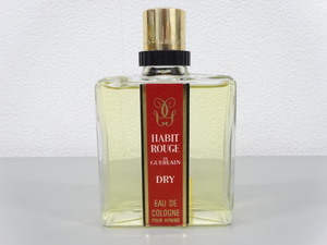 残量9割以上 ほぼ満量 ヴィンテージ GUERLAIN ゲラン HABIT ROUGE DRY アビルージュ ドライ 100ml EAU DE COLOGNE POUR HOMME コロン 香水