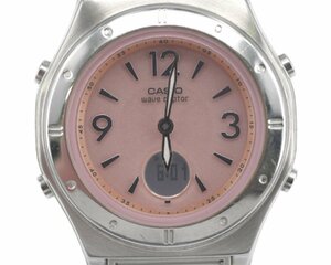 [中古品] 稼働品【CASIO】 カシオ wave cepter レディース LWA-M141D-4AJF マルチバンド6 電波ソーラー 動作OK 中古品