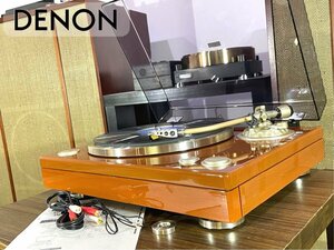 レコードプレーヤー DENON DP-1300M シェル/カートリッジ/ケーブル等付属 当社整備/調整済品 Audio Station