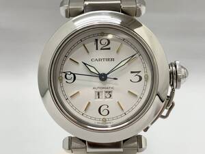 【新品仕上げOH済み 風防キズ有】Cartier カルティエ パシャC ビッグデイト W31044M7 自動巻 ユニセックス 時計