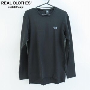 ☆(2)【未使用】THE NORTH FACE/ノースフェイス L/S HOT CREW ロングスリーブホットクルー ブラック NU65152 /M /000