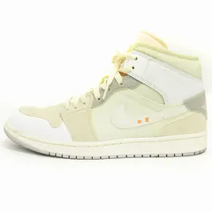 ナイキ NIKE AIR JORDAN 1 MID SE CRAFT スニーカー ハイカット DM9652-100 ホワイト ニュートラルグレー ファントム 27cm ■GY35