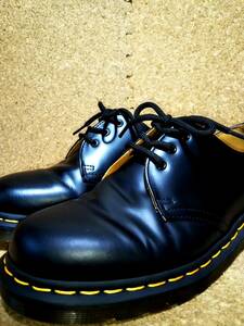 【Dr.MARTENS】ドクターマーチン 1461 59 3ホールシューズ UK7 (26cm ) 3EYE SHOE BLACK スムースレザー【美品】