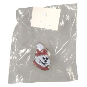 SUPREME シュプリーム Snowman Pin スノーマン ピンズ ピンバッジ 白×赤 正規品 / Z2099