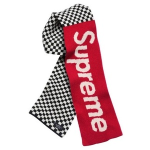 Supreme Taxi Scarf タクシー スカーフ チェッカー Red レッド マフラー