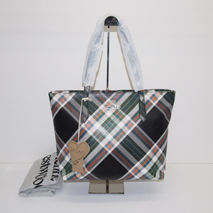 Vivienne Westwood ヴィヴィアン ウエストウッド レッドレーベル SHOPPER オーブトートバッグ 保存袋付 鞄 ∴WB977