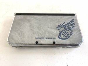 高崎店【中古品】u7-23 Nintendo 任天堂 New 3DSLL モンスターハンター4G スペシャルパック 本体のみ RED-001 初期化・簡易動作確認済み