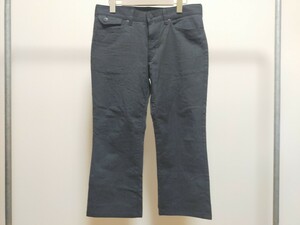 タケオキクチ コットン パンツ pants 日本製 takeokikuchi グレー gray カジュアル ファッション デザイナー ストレッチ ボトム ファスナー