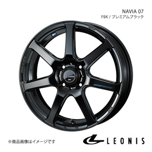 LEONIS/NAVIA 07 ロードスターRF NDERC ブレンボキャリパー除く ホイール1本【17×6.5J 4-100 INSET42 PBK(プレミアムブラック)】0039560