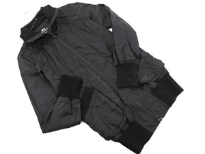 ALPHA INDUSTRIES アルファインダストリーズ ジップアップ ジャケット sizeM/黒 ◇■ ☆ ekc6 レディース