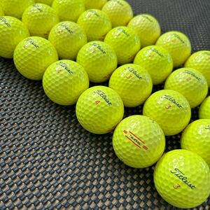 ［美品］Titleist《TRU FEEL》イエロー　特Ａ〜Aランク 28球　 ロストボール　 ゴルフボール　カラーボール　タイトリスト 