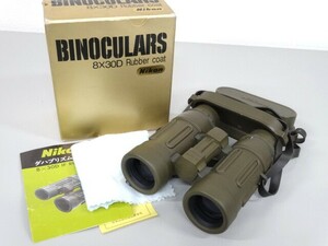 Nikon ニコン ダハプリズム 双眼鏡 8×30 7.5° BINOCULARS ビノキュラー 8×30D Rubber coat 防水 ミリタリー