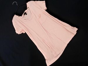 ネコポスOK BANANA REPUBLIC バナナリパブリック ポケット 半袖 Tシャツ sizeS/ピンク ■◆ ☆ efa3 レディース