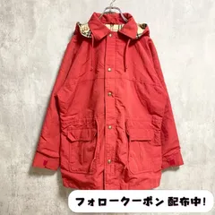 古着 used　80s　80年代　WOOLRICH　ウールリッチ　長袖マウンテンパーカー　赤　レッド　ヴィンテージ　USA製