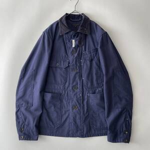 ENGINEERED GARMENTS size/S (qd) エンジニアードガーメンツ カバーオール ワークジャケット ショップ ハンティング ネイビー 紺 JACKET