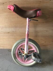 ブリヂストン(BRIDGESTONE) スケアクロウ 子供用 一輪車　ピンク