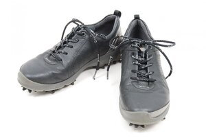 coco 中古 エコー ecco ゴルフシューズ EU36 23cm ブラック 黒 バイオム biom レディース 79178