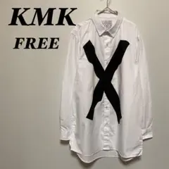 KMK キングスリーマウス　長袖ホワイトシャツ　ビックプリント　FREE