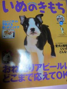 ★雑誌【いぬのきもち(vol.62)】2007年7月号・・・ペット誌/犬の気持ち/おねだりアピールにどこまで応えてOK?/愛犬と相性