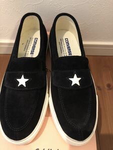 新品未使用18AW CONVERSE ADDICT ONE STAR LOAFER NAVY コンバース アディクト ワンスターローファー US7.5 26cm ネイビー