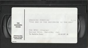 Smashing Pumpkins　スマッシング・パンプキンズ　The End Is the Beginning Is the End 　US製 Warner Bros VHS ビデオテープ