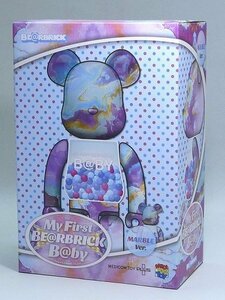 ▲10BB05▲【未開封品】MY FIRST BE@RBRICK B@BY MARBLE Ver 100％ & 400％ メディコムトイ/マイファーストベアブリックマーブル