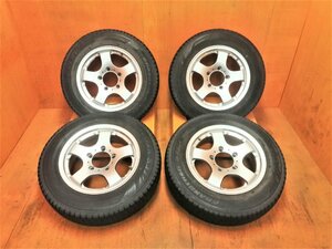 『送料無料』PTH 社外R16 DP 2012年 175/80R16 4本セット 16×5.5J 139.7×5 ET20 ジムニー など