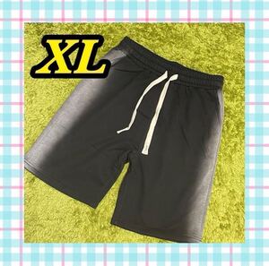 一点限りハーフパンツ ショートパンツ 部屋着 運動着 XLサイズ おしゃれ 黒 ブラック ウエスト調整可能