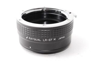 ★極上美品★ レイクォール RAYQUAL LR-EF M (LEICA ライカ R レンズ - CANON キヤノン EF-M ボディ) マウントアダプター #E77070-080