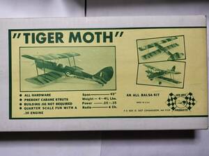 TIGER MOTH タイガーモス ラジコン　飛行機