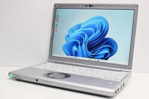 1円スタート ノートパソコン Windows11 WPS office搭載 Panasonic レッツノート CF-SV7 メモリ8GB 第8世代 Core i5 SSD256GB カメラ