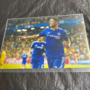 元イングランド代表　ギャリーケイヒル　チェルシー　直筆サイン入りフォト　Gary Cahill Chelsea Autographed Photo England 