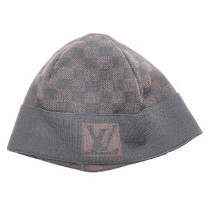 中古 ルイヴィトン ダミエ ボネ プティ ニットキャップ 帽子 402330 ウール Sランク LOUIS VUITTON【送料無料】【三田店】