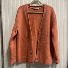 ⭐︎XSサイズ⭐︎ Acne Studios　ニットカーディガン　オレンジ