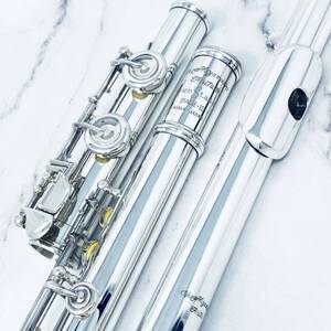 432) 即決価格 ミヤザワ フルート 総銀製 wien stage III 頭部管MZ-5 Miyazawa Flute All Silver