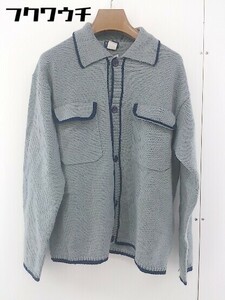 ◇ BEAMS ビームス ウール ニット 長袖 セーター サイズ M グリーン系 メンズ