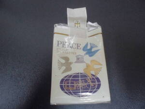 ★1966年・昭和41年★　煙草パッケージ　ユネスコ創立・加盟記念「ピース」たばこ　昭和レトロ　郵政省　　（テレビ後緑箱）