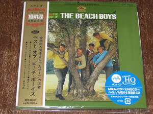 BEACH BOYS ビーチ・ボーイズ / ベスト・オブ 2020年発売 紙ジャケ ハイレゾ(未発信音源) MQA-CD x UHQCD 限定盤 国内帯有