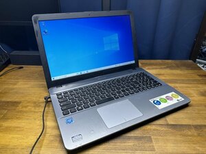 Win10/カメラ内蔵/中古/11.6型/ノートPC/HDD320/4GB/Cel　N3350/ASUS　A541N