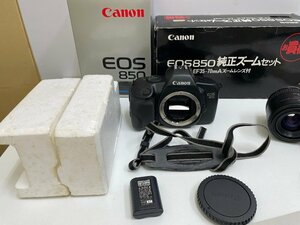 【B21713】Canon キャノン EOS850 純正ズームセット レンズ EF35-70㎜ 箱あり 動作未確認 ジャンク品として出品しています