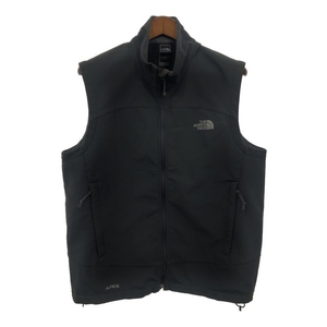 THE NORTH FACE ノースフェイス APEX ソフトシェル ベスト アウトドア ブラック (メンズ L) 中古 古着 R0318