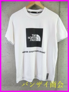 【送料300円可】4160b4◆良品です◆THE NORTHFACE ノースフェイス 両面プリント 厚手 半袖Tシャツ M/カットソー/アウトドアジャケット