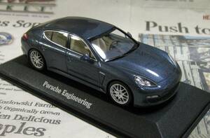 ★激レア絶版*世界30台*Minichamps*1/43*Porsche Panamera 4S 2009 ブルーメタリック*Porsche Engineering