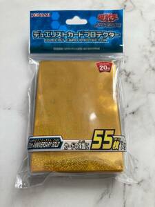 【未開封】遊戯王 カード　プロテクター スリーブ　20th ANNIVERSARY GOLD ゴールド 　　他多数出品中