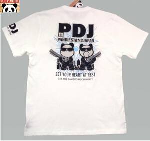 送料185円新品(XL)定価8,690円[PANDIESTA JAPAN スペースパンダ半袖Tシャツ]523879 ユニセックス バイカー アメカジ527