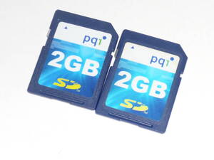 動作保証！pq1 ＳＤカード 2GB 2枚セット