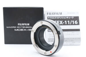 ★新品級★ 富士フィルム FUJIFILM マクロ エクステンションチューブ MACRO EXTENSION TUBE MCEX-16 ★元箱付★#0063 #23-0307015 #1872726