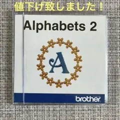 即日発送！ブラザー　刺しゅうカード　アルファベット2